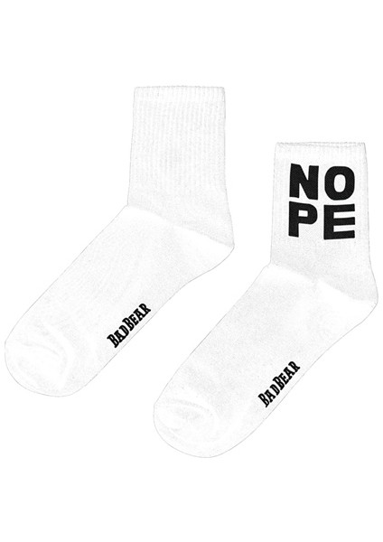 Nope Tall Beyaz Erkek Çorap 19.02.02.032-C03