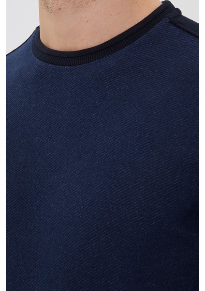 Newdıagonal Erkek O Yaka Sweatshirt