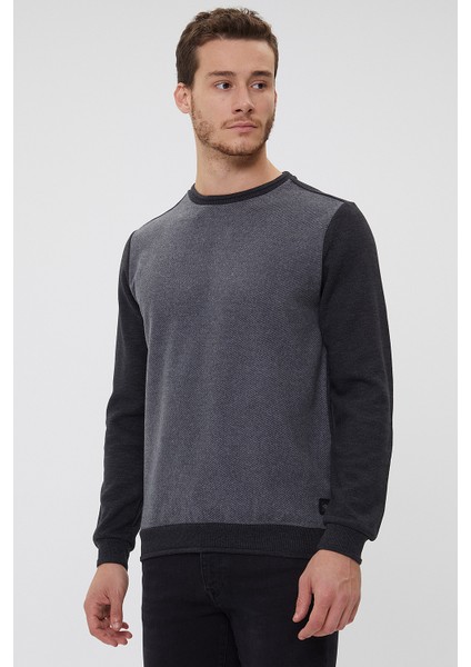 Newdıagonal Erkek O Yaka Sweatshirt