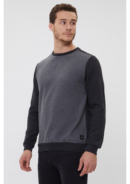 Newdıagonal Erkek O Yaka Sweatshirt