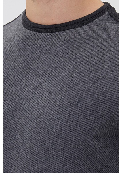 Newdıagonal Erkek O Yaka Sweatshirt