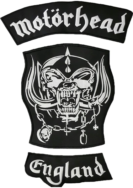 Metal Giyim Motörhead Büyük Boy Sırt Patch