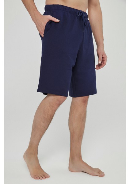 Basic Dark Navy Şort