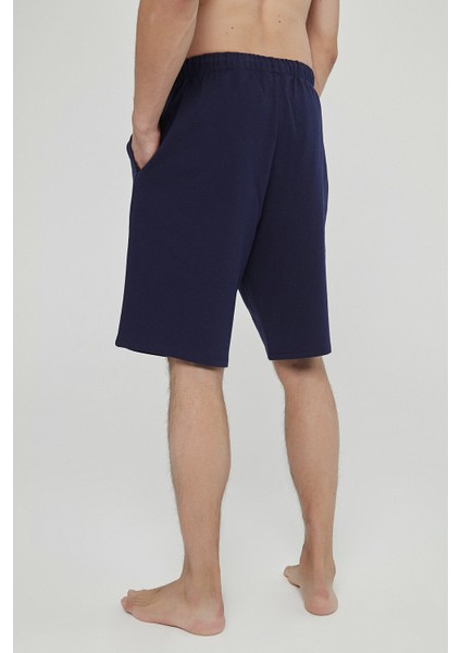 Basic Dark Navy Şort