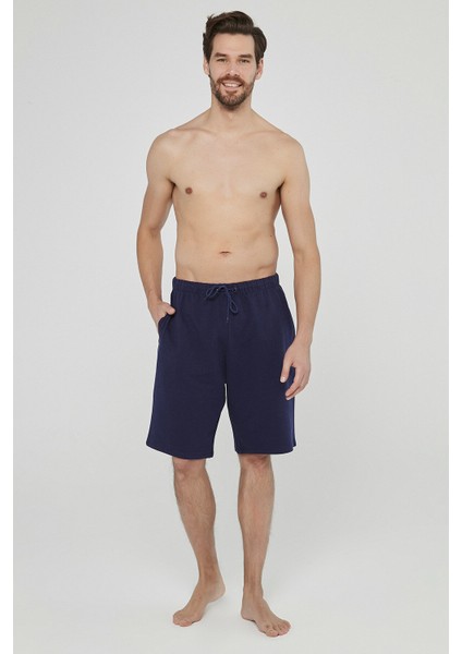 Basic Dark Navy Şort