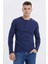 Grandad Erkek O Yaka Patlı Sweatshirt 2