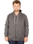 Erkek Sweatshirt Kapşonlu Zippered Basic 20543 Anramelanj 1