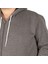 Erkek Sweatshirt Kapşonlu Zippered Basic 20543 Anramelanj 4