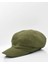 Haki Bayan Şapka Kadın Kasket Yün Flat Cap 3