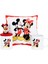 Mickey Mouse Minnie Mouse Tasarımlı Kalemlik Puf Yastık Mickey Minnie Kupa Hediye Seti 1