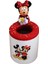 Mickey Mouse Minnie Mouse Tasarım Kalemlik Puf Yastık Mickey Minnie Işıklı Biblo Hediye Seti 2