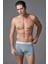 Gri, Siyah ve Lacivert Erkek Stretch Boxer 3lü Kutu 015 3