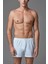 %100 Pamuk Erkek Beyaz 2'li Boxer 033 1