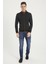 1021 Erkek Sweatshirt Balıksırtı Antrasit 5