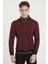 1021 Erkek Sweatshirt Bordo 5