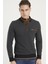 1039 Erkek Sweatshirt Desenli Antrasit 1