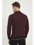 1039 Erkek Sweatshirt Siyah Bordo 4