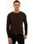 Erkek Antrasit Melanj Slim Fit Bisiklet Yaka Triko Kazak 50233737-VR081 1