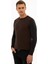 Erkek Antrasit Melanj Slim Fit Bisiklet Yaka Triko Kazak 50233737-VR081 3