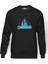 Castlevania Pixel Logo Baskılı Erkek Örme Sweatshirt Uzun Kol 1