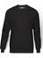 Silhouette Spider Baskılı Erkek Örme Sweatshirt Uzun Kol 1