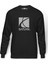 Saturn Baskılı Erkek Örme Sweatshirt Uzun Kol 1
