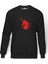 Earth Federation Logo Baskılı Erkek Örme Sweatshirt Uzun Kol 1