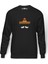 Sapka Bıyık Baskılı Erkek Örme Sweatshirt Uzun Kol 1