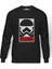 Storm Baskılı Erkek Örme Sweatshirt Uzun Kol 1