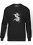 Heavy Metal Logo Baskılı Erkek Örme Sweatshirt Uzun Kol 1