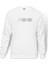Anathema Logo Baskılı Beyaz Erkek Örme Sweatshirt Uzun kol 1