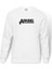 Asking Alexandria Yazı Baskılı Beyaz Erkek Örme Sweatshirt Uzun kol 1