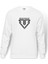 Big Bang Logo Baskılı Beyaz Erkek Örme Sweatshirt Uzun kol 1