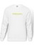Cyberpunk 2077 Logo Baskılı Beyaz Erkek Örme Sweatshirt Uzun kol 1