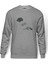 Peaky Blinders Hat & Razor Blade & Gun Baskılı Gri Melanj Erkek Örme Sweatshirt Uzun kol 1
