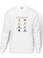 Sense8 Minimalist Symbols & Name Colour Baskılı Beyaz Erkek Örme Sweatshirt Uzun kol 1