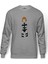 Silhouette The Fifth Element Leeloo Baskılı Gri Melanj Erkek Örme Sweatshirt Uzun kol 1