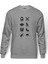 The Umbrella Academy Kids Icon Baskılı Gri Melanj Erkek Örme Sweatshirt Uzun kol 1