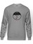 The Umbrella Academy Logo Baskılı Gri Melanj Erkek Örme Sweatshirt Uzun kol 1