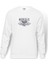 American Costum Vintage Baskılı Beyaz Erkek Örme Sweatshirt Uzun kol 1