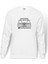 Araba M318 Baskılı Beyaz Erkek Örme Sweatshirt Uzun kol 1