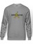 Dragon Ball Baskılı Gri Melanj Erkek Örme Sweatshirt Uzun kol 1