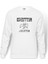 Led Zeppelin Angel Black Baskılı Beyaz Erkek Örme Sweatshirt Uzun kol 1