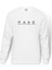 Led Zeppelin Name Baskılı Beyaz Erkek Örme Sweatshirt Uzun kol 1