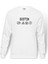 Led Zeppelin Sembol Siyah Baskılı Beyaz Erkek Örme Sweatshirt Uzun kol 1