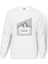 Lets Go Camping Dağ Baskılı Beyaz Erkek Örme Sweatshirt Uzun kol 1