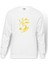 Aşk 5 Vakittir Baskılı Beyaz Erkek Örme Sweatshirt Uzun kol 1
