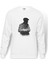 Peaky Blinders Tommy Shelby Gölge Baskılı Beyaz Erkek Örme Sweatshirt Uzun kol 1