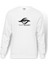 Team Secret Baskılı Beyaz Erkek Örme Sweatshirt Uzun kol 1