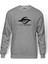 Team Secret Baskılı Gri Melanj Erkek Örme Sweatshirt Uzun kol 1